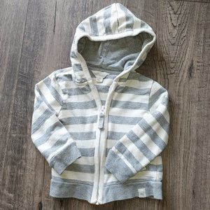 Burt's Bees Baby Boy Jacket w/ Hood Heather Gray Size 12 mths